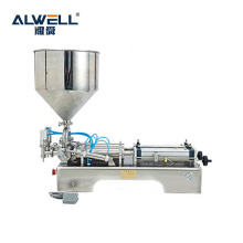 semi - auto bottle cosmetic filler juice honey cream piston liquid filling machine